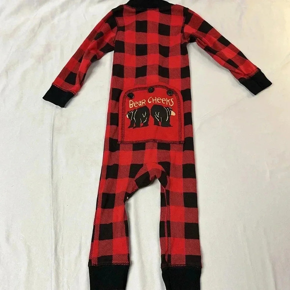 Lazy One - NWOT - long sleeve safe sleep one piece Pajama. Size 12 months - Picture 2 of 4